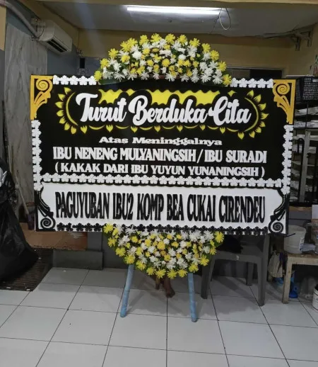 Papan Bunga Duka Nangela Tegalbuleud